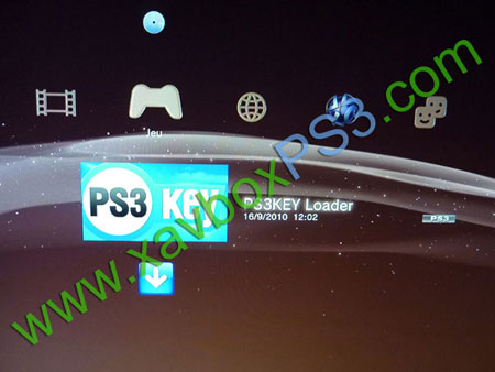 menu ps3key