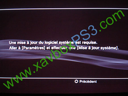 mise à jour ps3